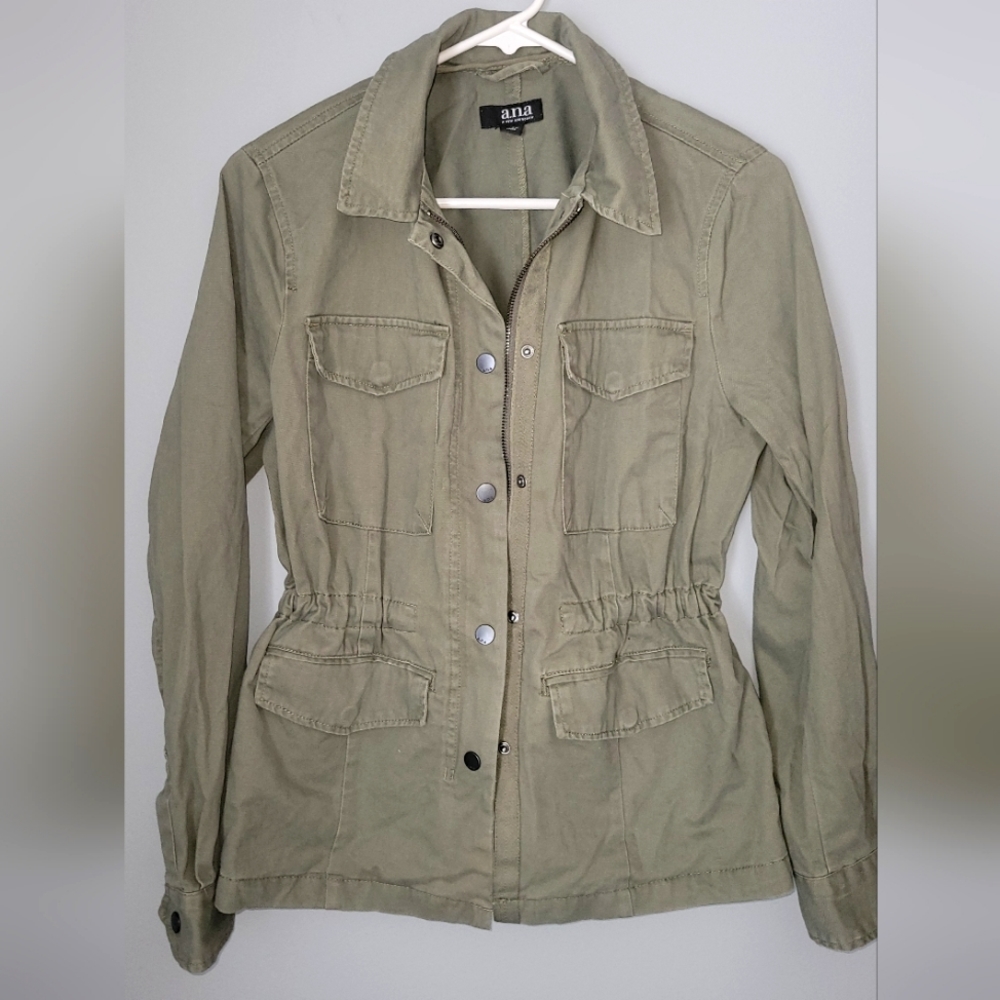 A.N.A. Army Green Denim Jacket EUC